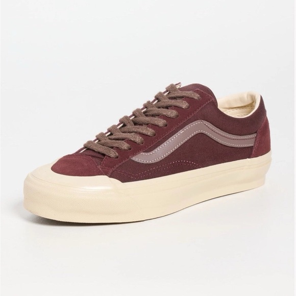 Vans Burgundy and Cream Sneakers free people exclusive - Picture 2 of 5